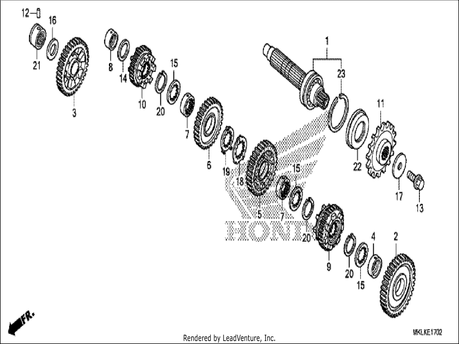  2 TRANSMISSION (COUNTERSHAFT) (NC750SD)
