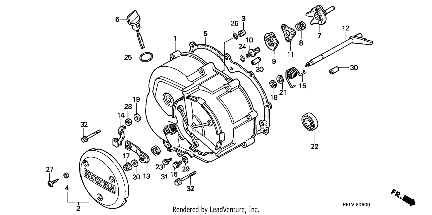 RIGHT CRANKCASE COVER