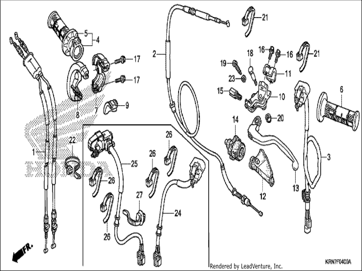  HANDLE LEVER/SWITCH/CABLE