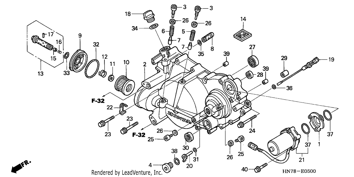 FRONT CRANKCASE COVER
