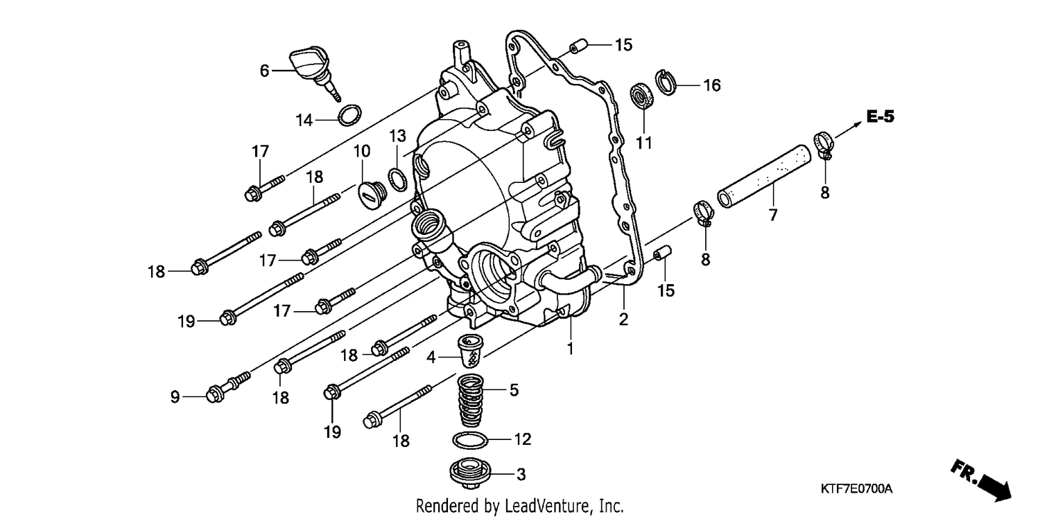 RIGHT CRANKCASE COVER