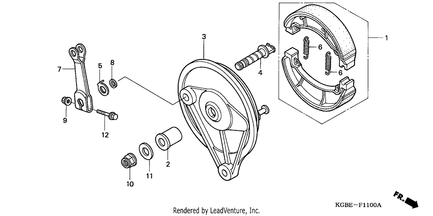 REAR BRAKE PANEL