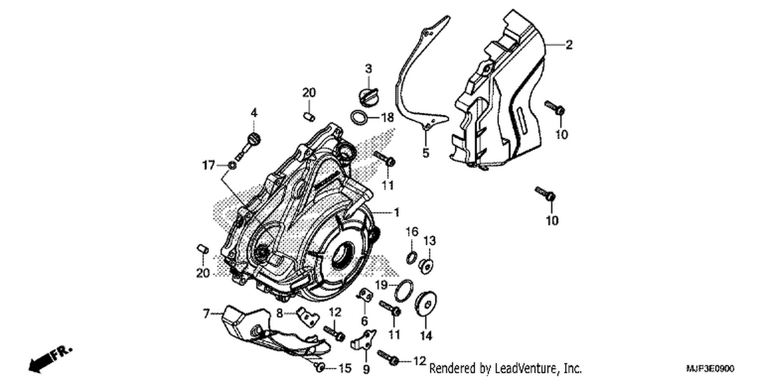  LEFT CRANKCASE COVER