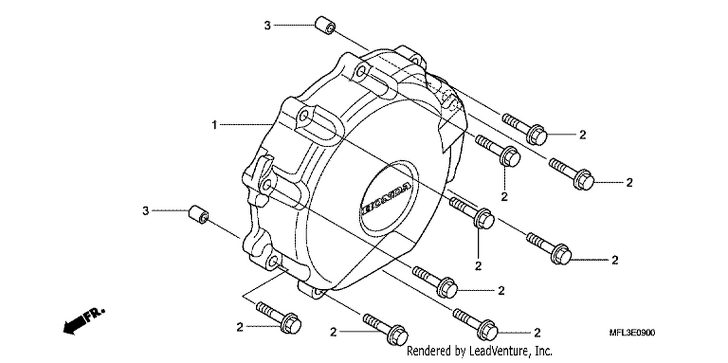  A.C. GENERATOR COVER (CBR1000RR)