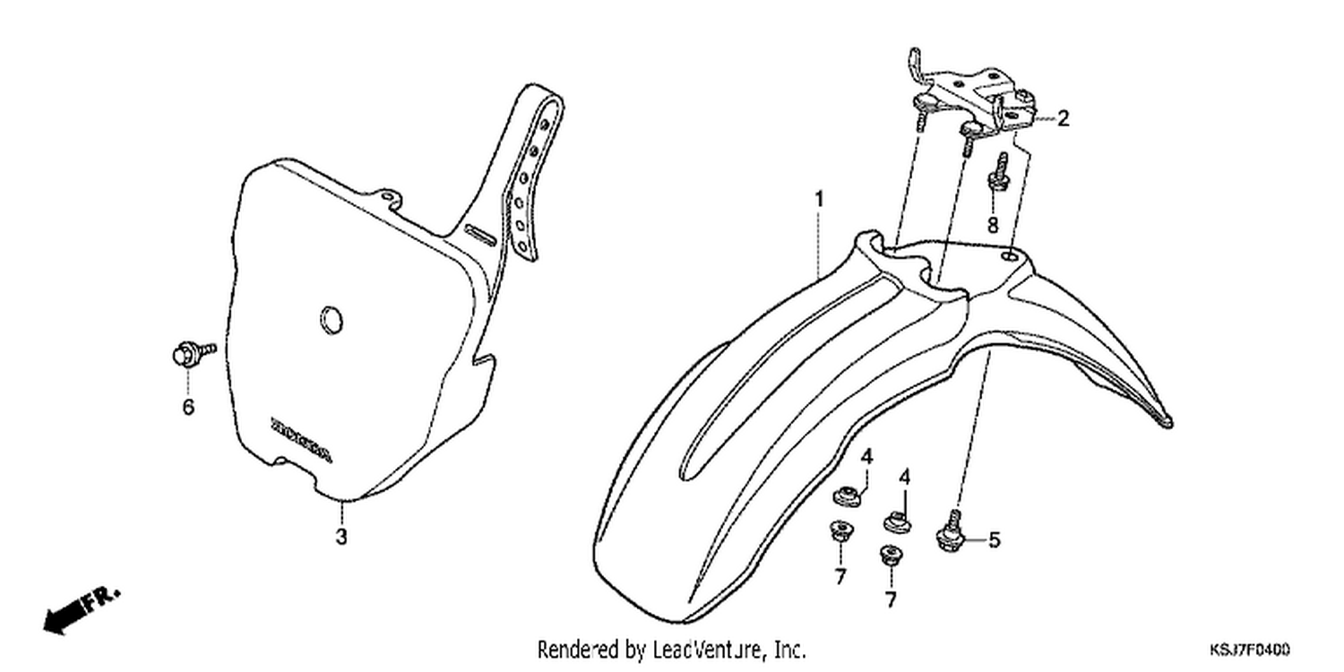  FRONT FENDER
