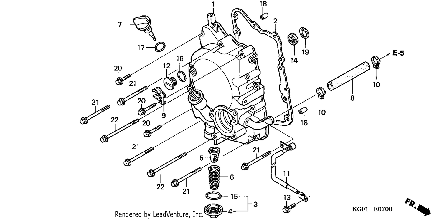 RIGHT CRANKCASE COVER