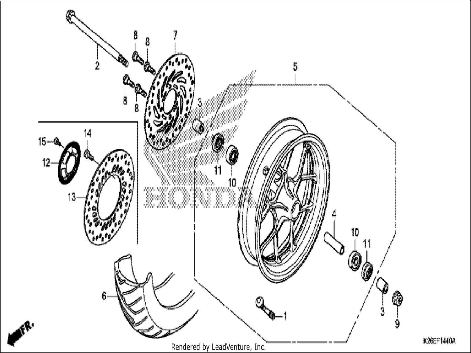  40 FRONT WHEEL