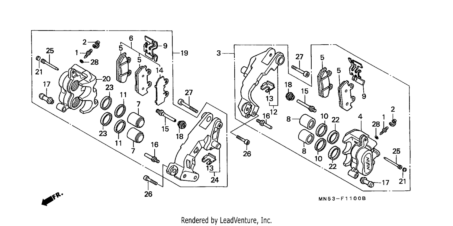 FRONT BRAKE CALIPER