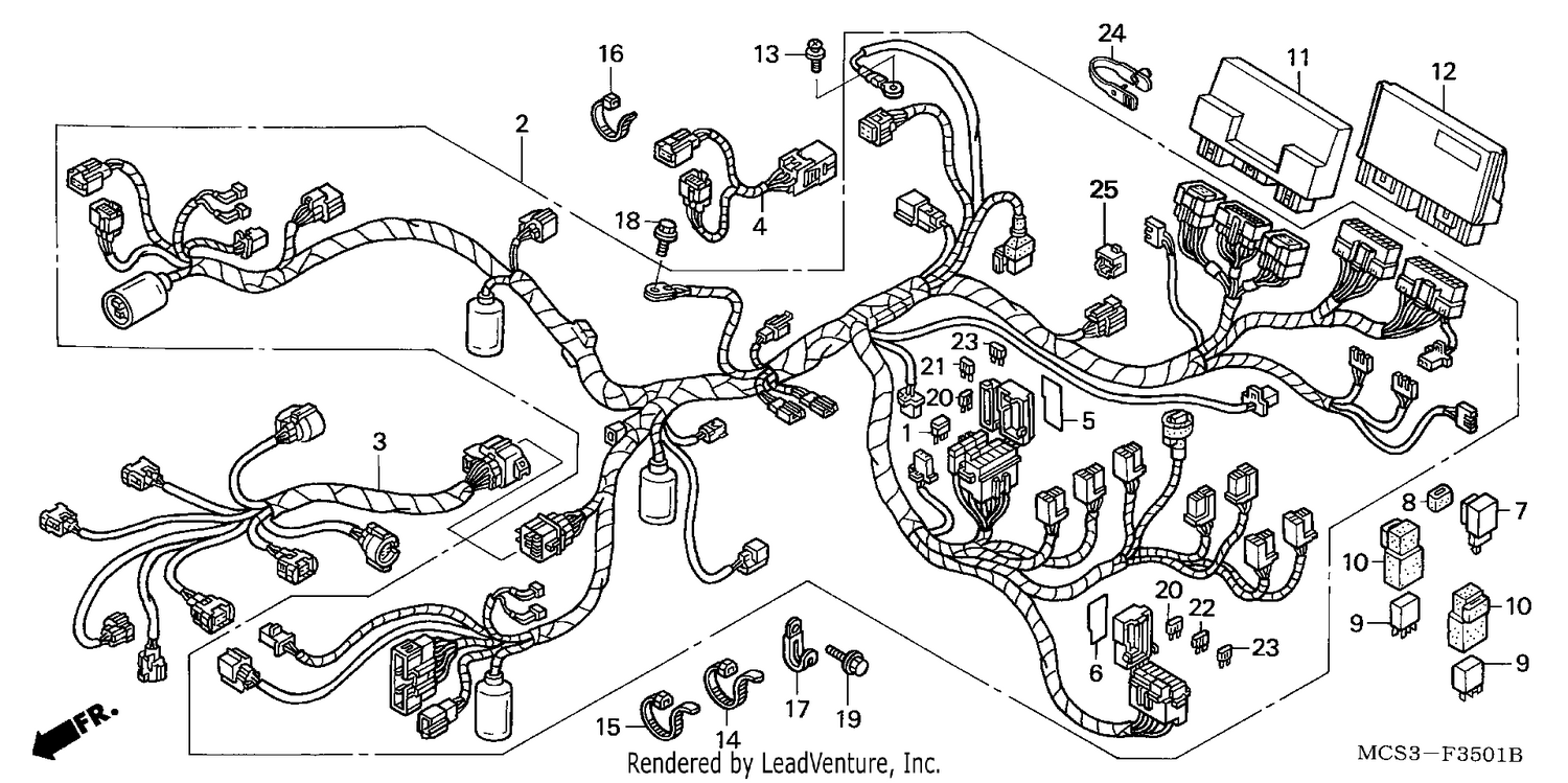 WIRE HARNESS (ST1300A)