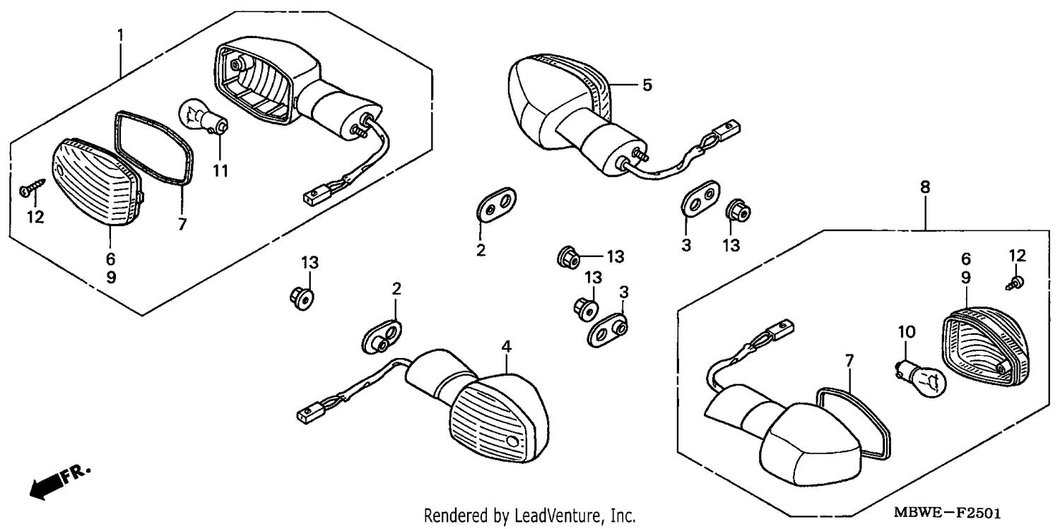 WINKER (CBR600F/FS/FR) (CBR600F4-KO,2KO,U)