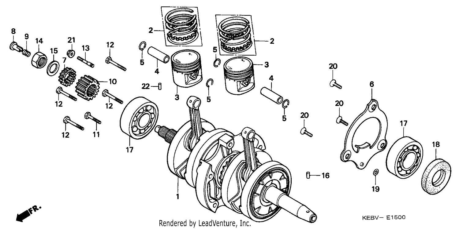 PISTON/CRANKSHAFT