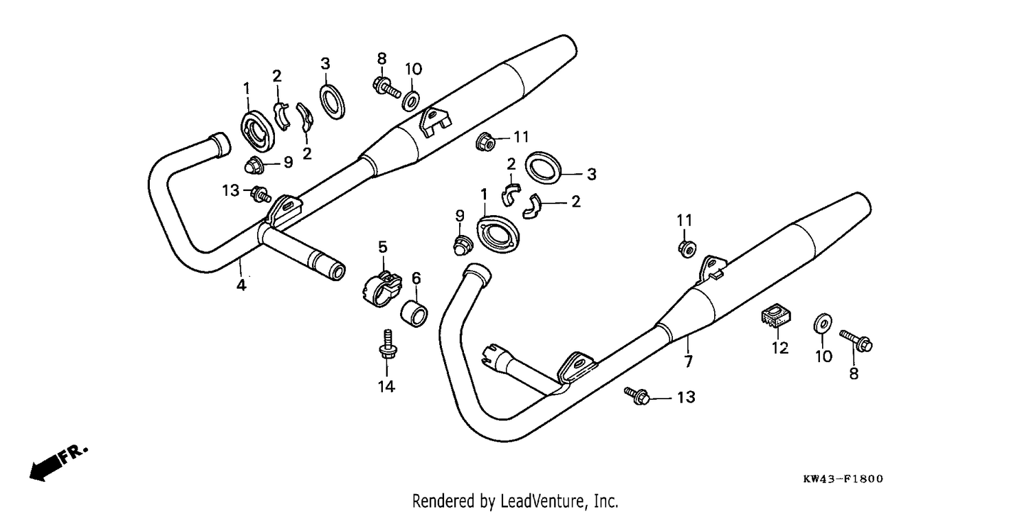 EXHAUST MUFFLER
