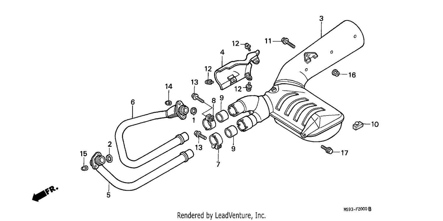 EXHAUST MUFFLER