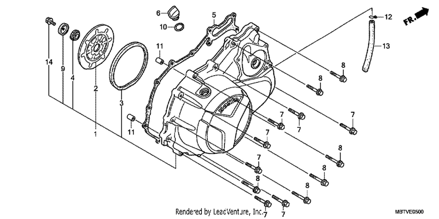  RIGHT CRANKCASE COVER