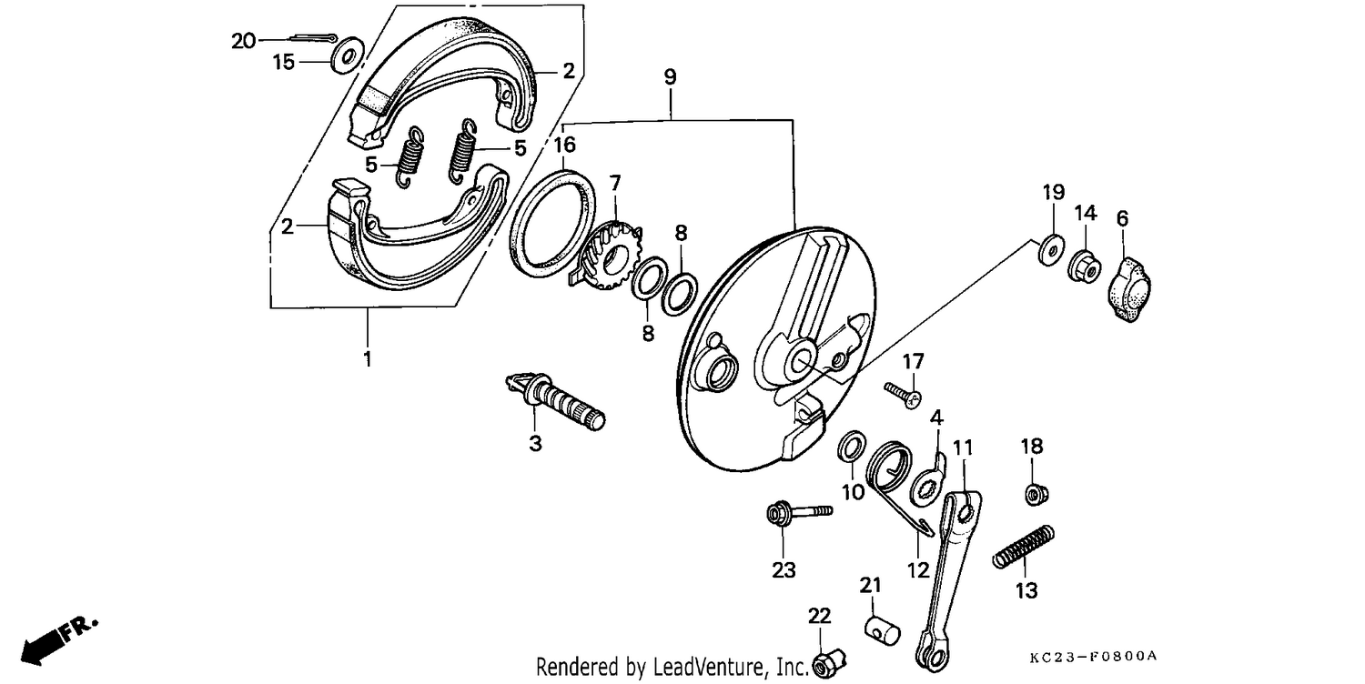 FRONT BRAKE PANEL