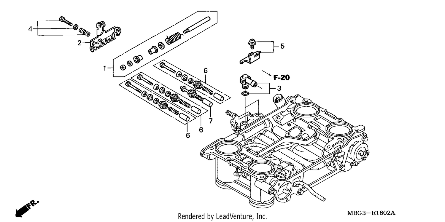 THROTTLE BODY (COMPONENT PARTS)