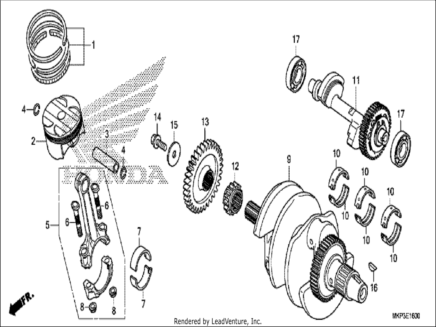  CRANKSHAFT/PISTON