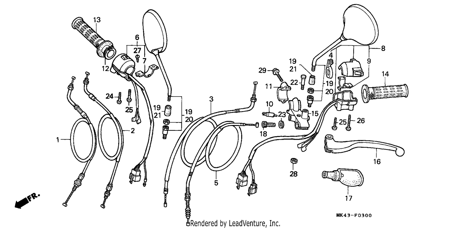 HANDLE LEVER/SWITCH/CABLE