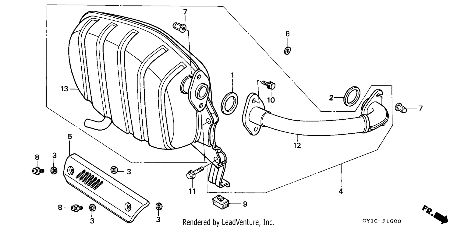 EXHAUST MUFFLER