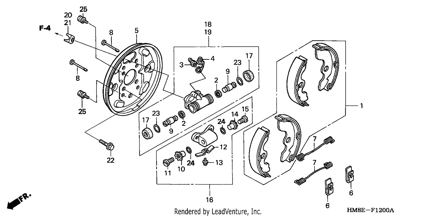 FRONT BRAKE PANEL