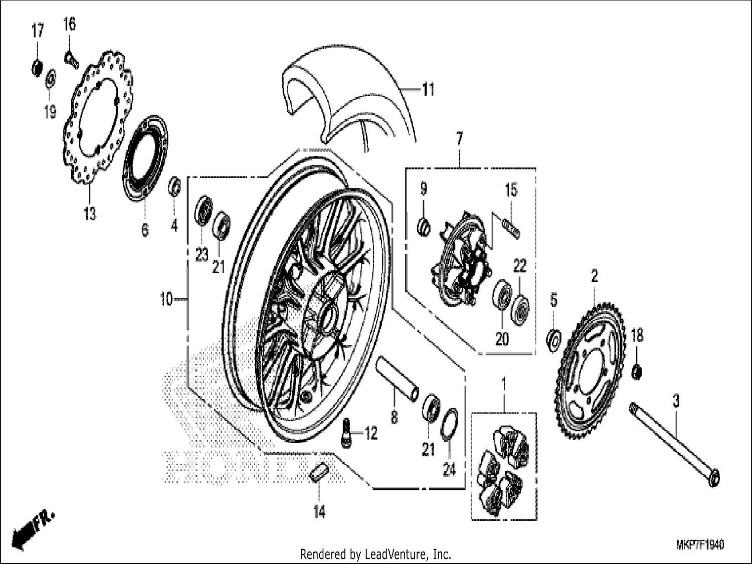  40 REAR WHEEL