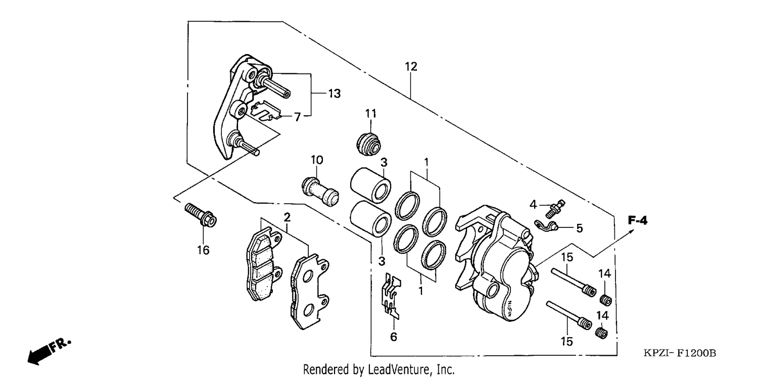 FRONT BRAKE CALIPER