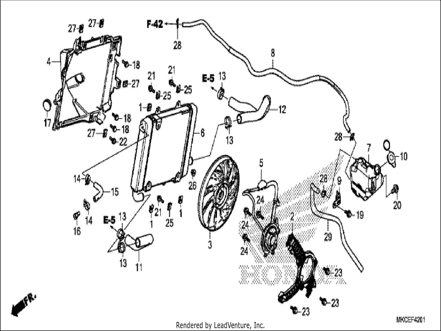  1 RADIATOR (L.)