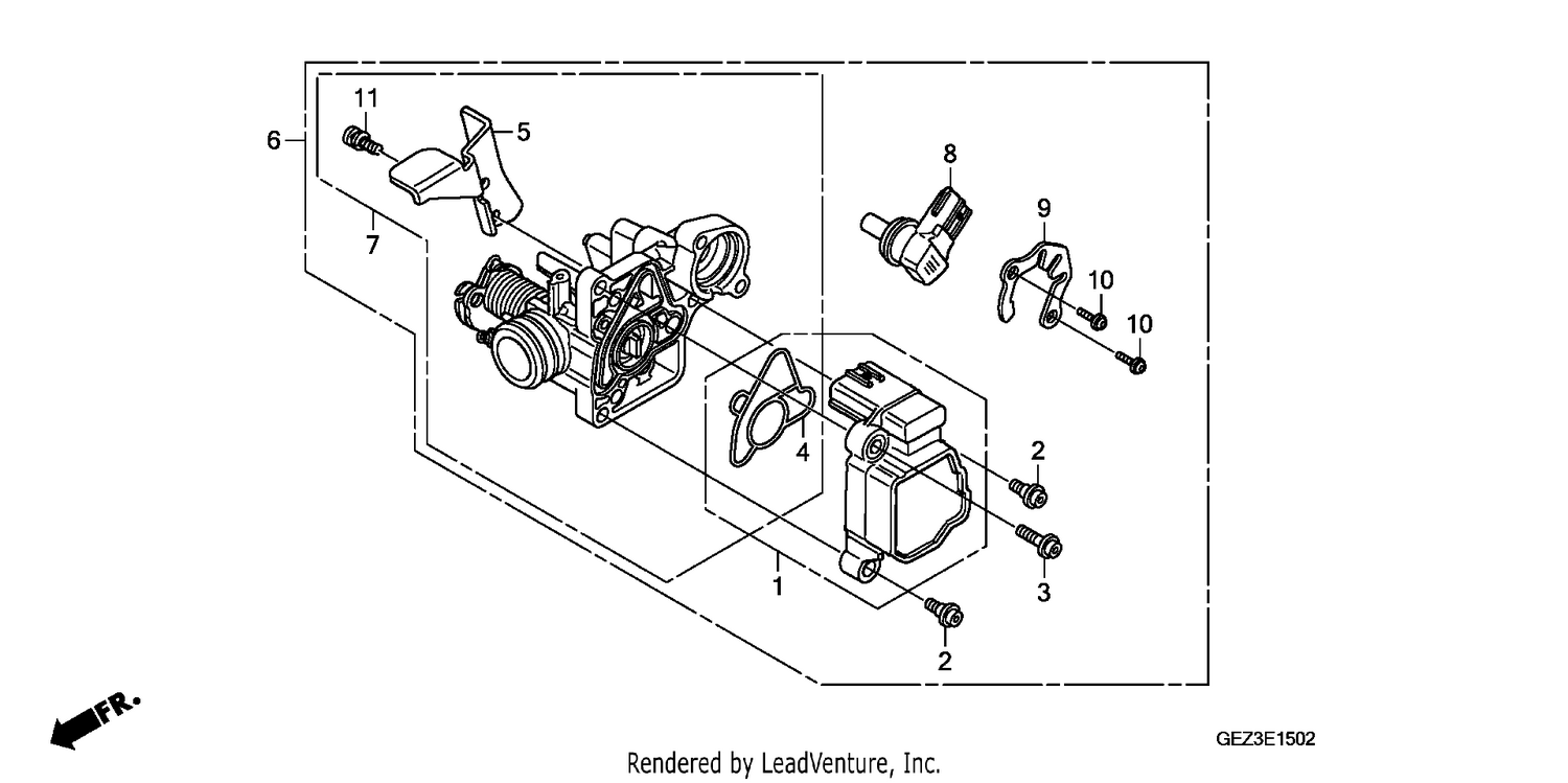 THROTTLE BODY (NPS508/9)