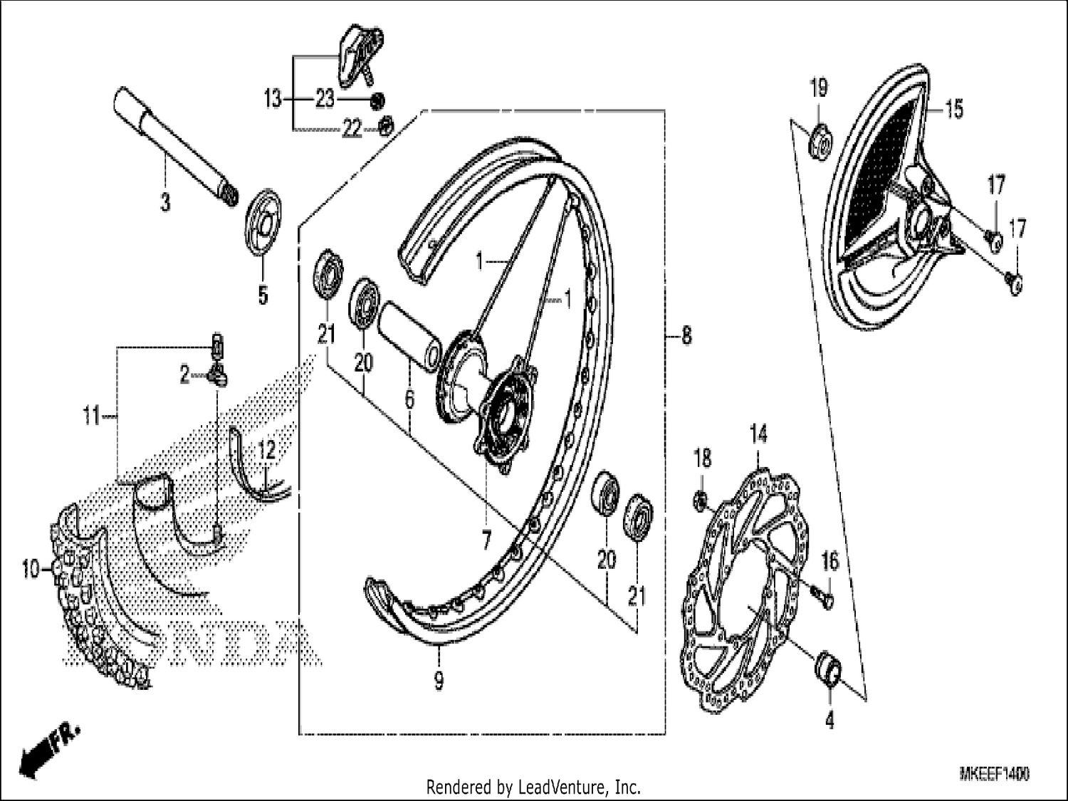  FRONT WHEEL