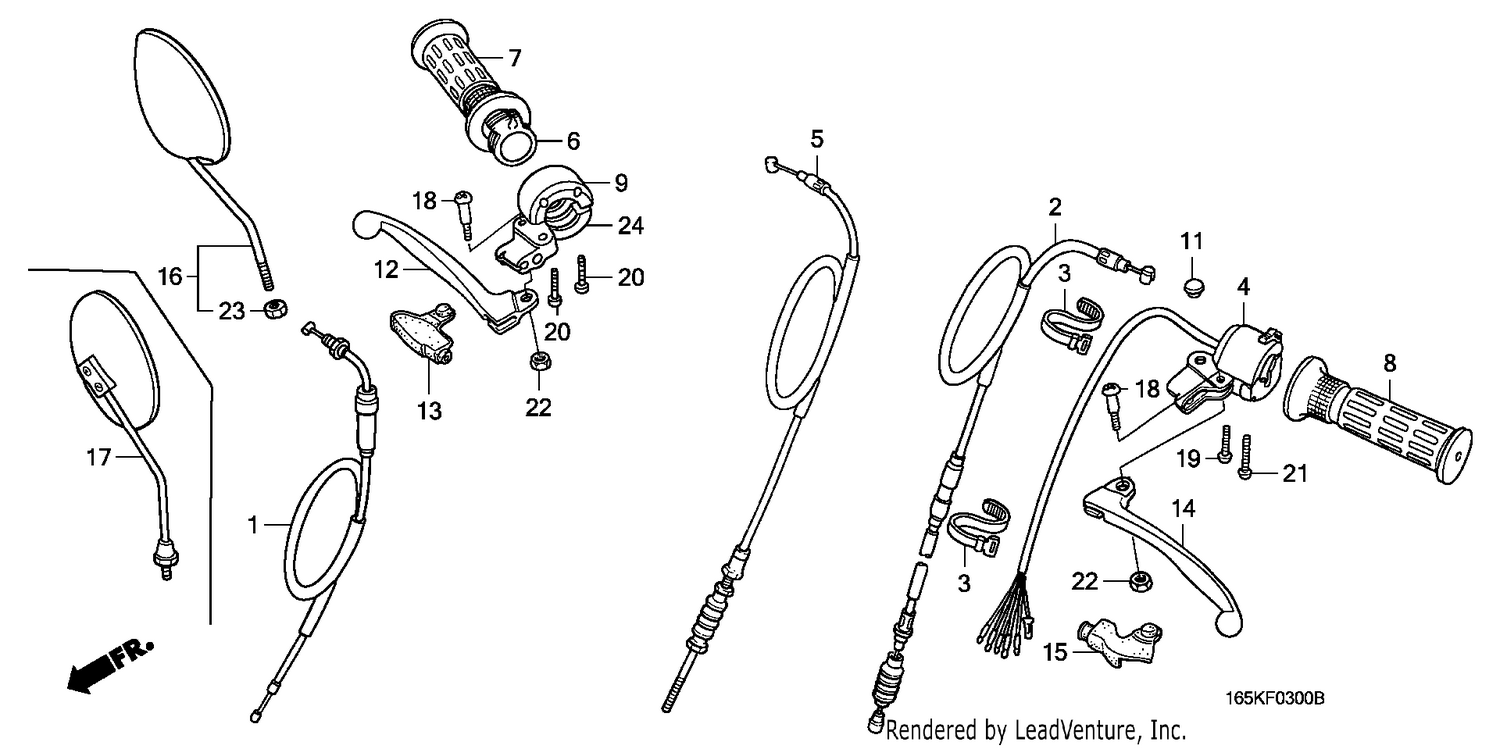 SWITCH/HANDLE LEVER/ CABLE (1)