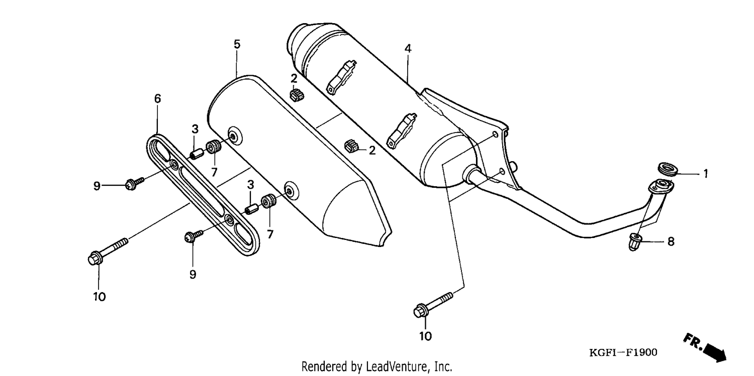 EXHAUST MUFFLER