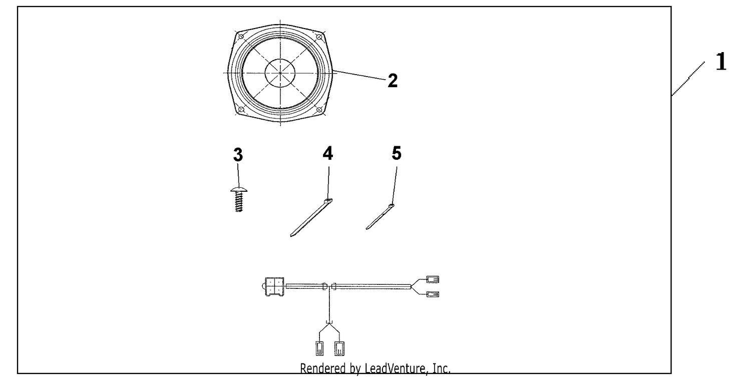 REAR SPEAKER SET
