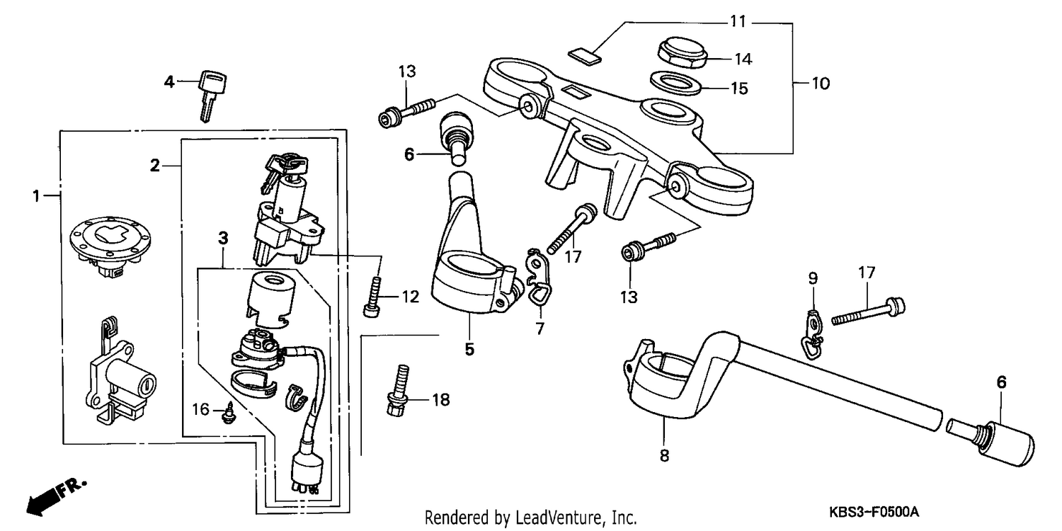 HANDLE PIPE/TOP BRIDGE