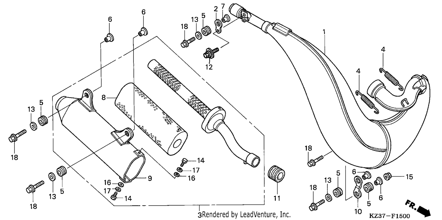 EXPANSION CHAMBER (CR250R2,3) (CM)