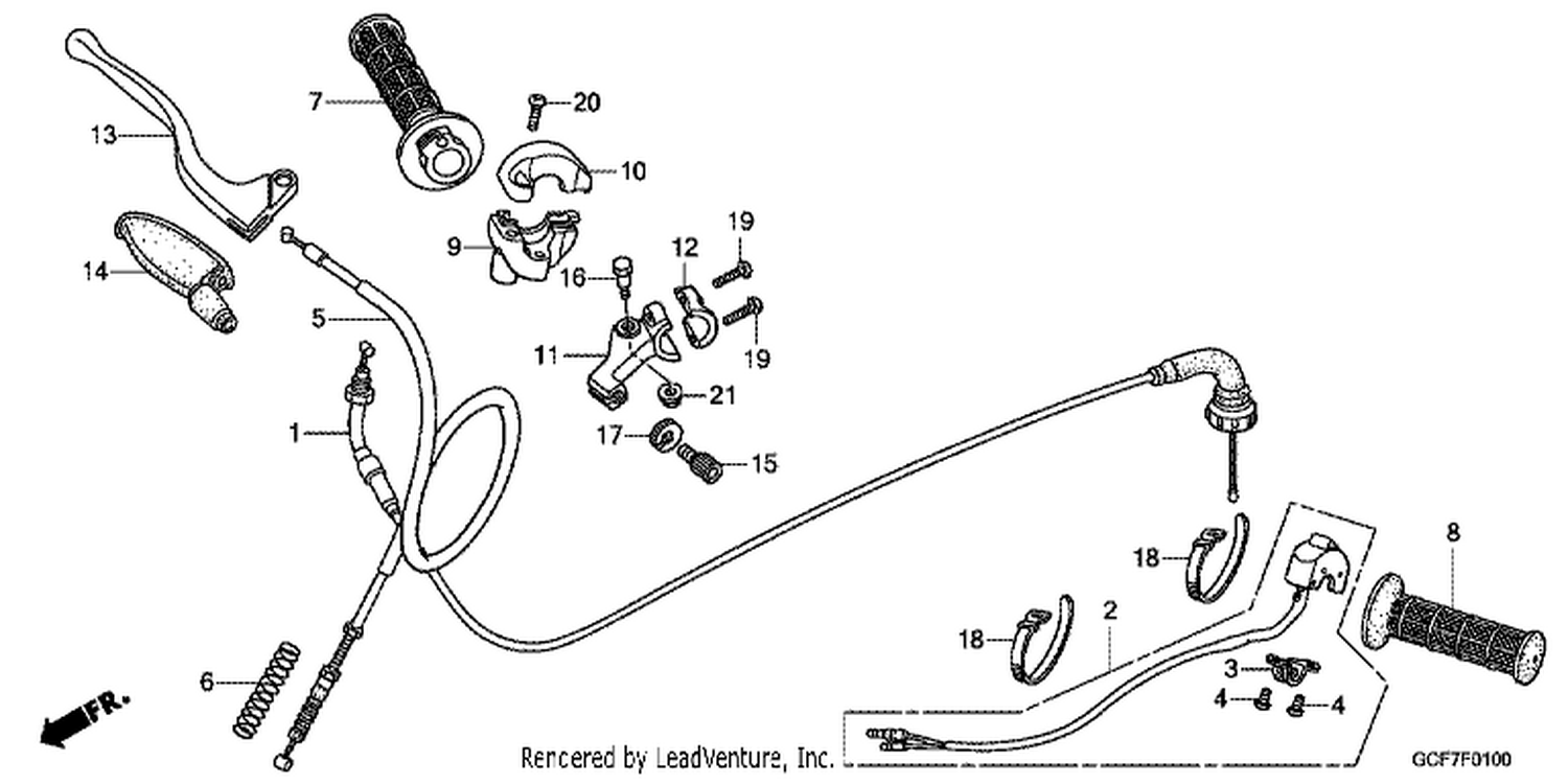  HANDLE LEVER/SWITCH/CABLE