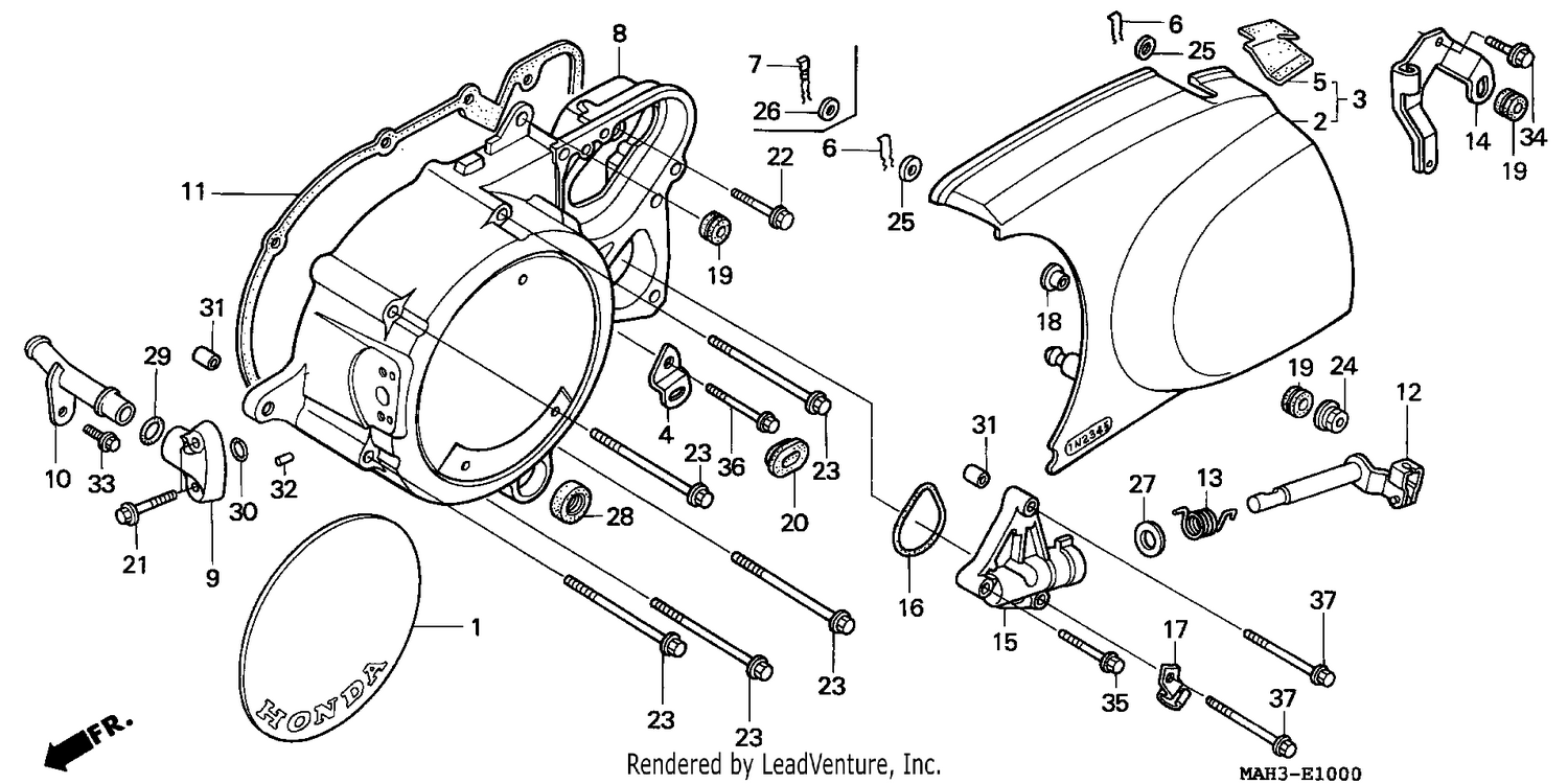 LEFT CRANKCASE COVER