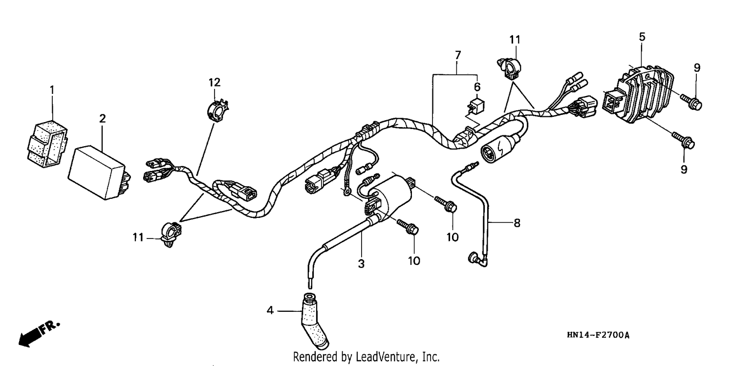 WIRE HARNESS (TRX400EXX-4)