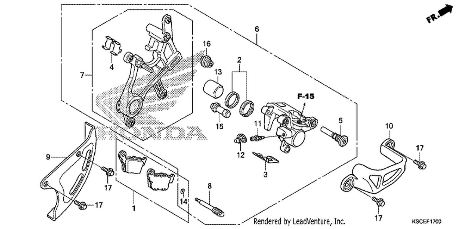  REAR BRAKE CALIPER