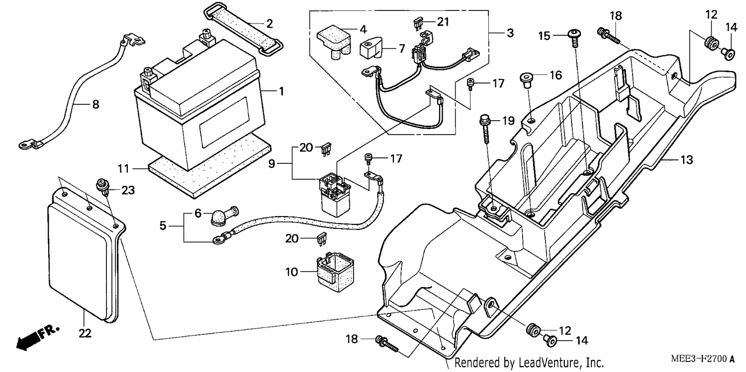 BATTERY (CBR600RR3/4)
