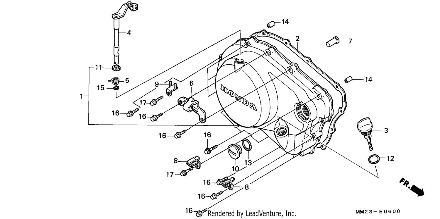 RIGHT CRANKCASE COVER