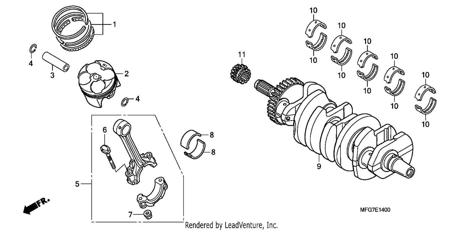 CRANKSHAFT/PISTON