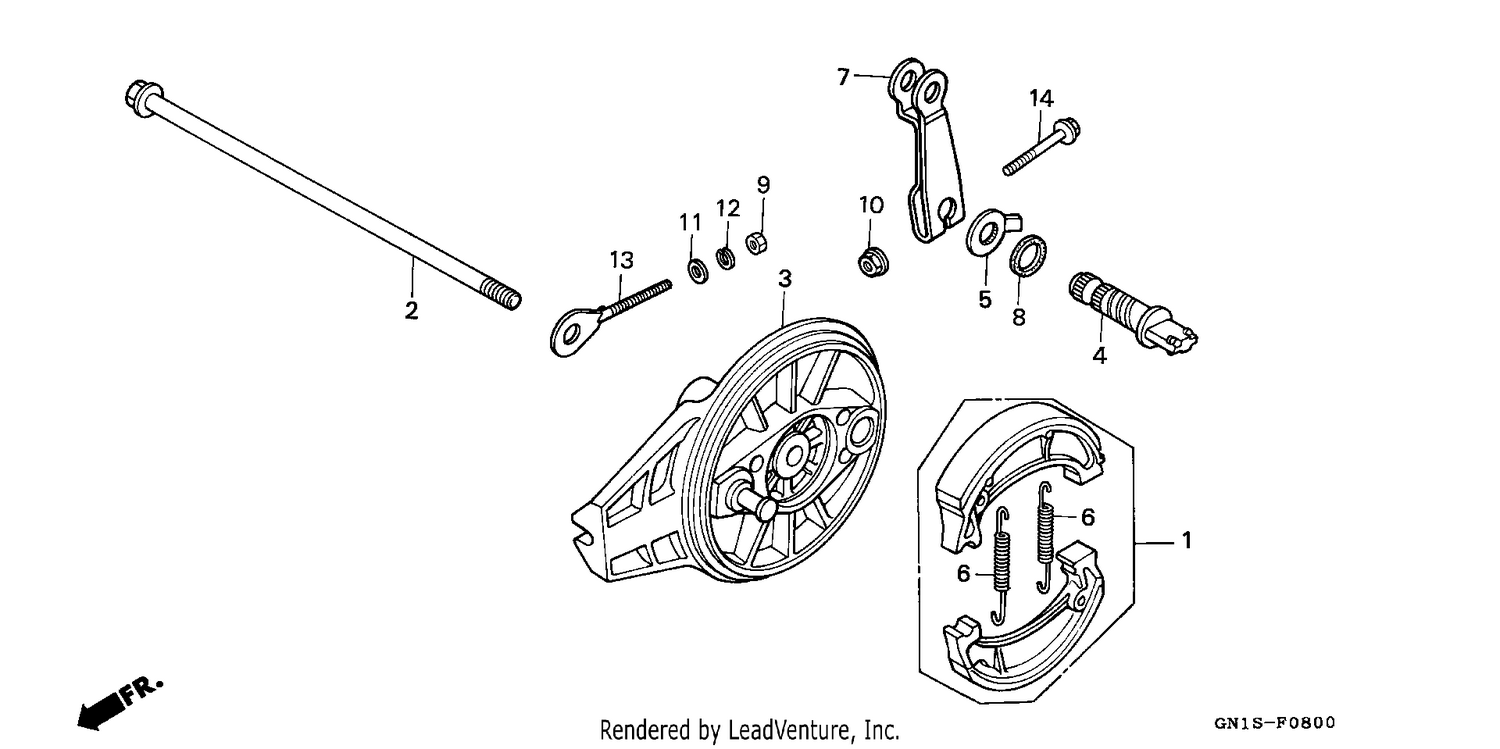 REAR BRAKE PANEL