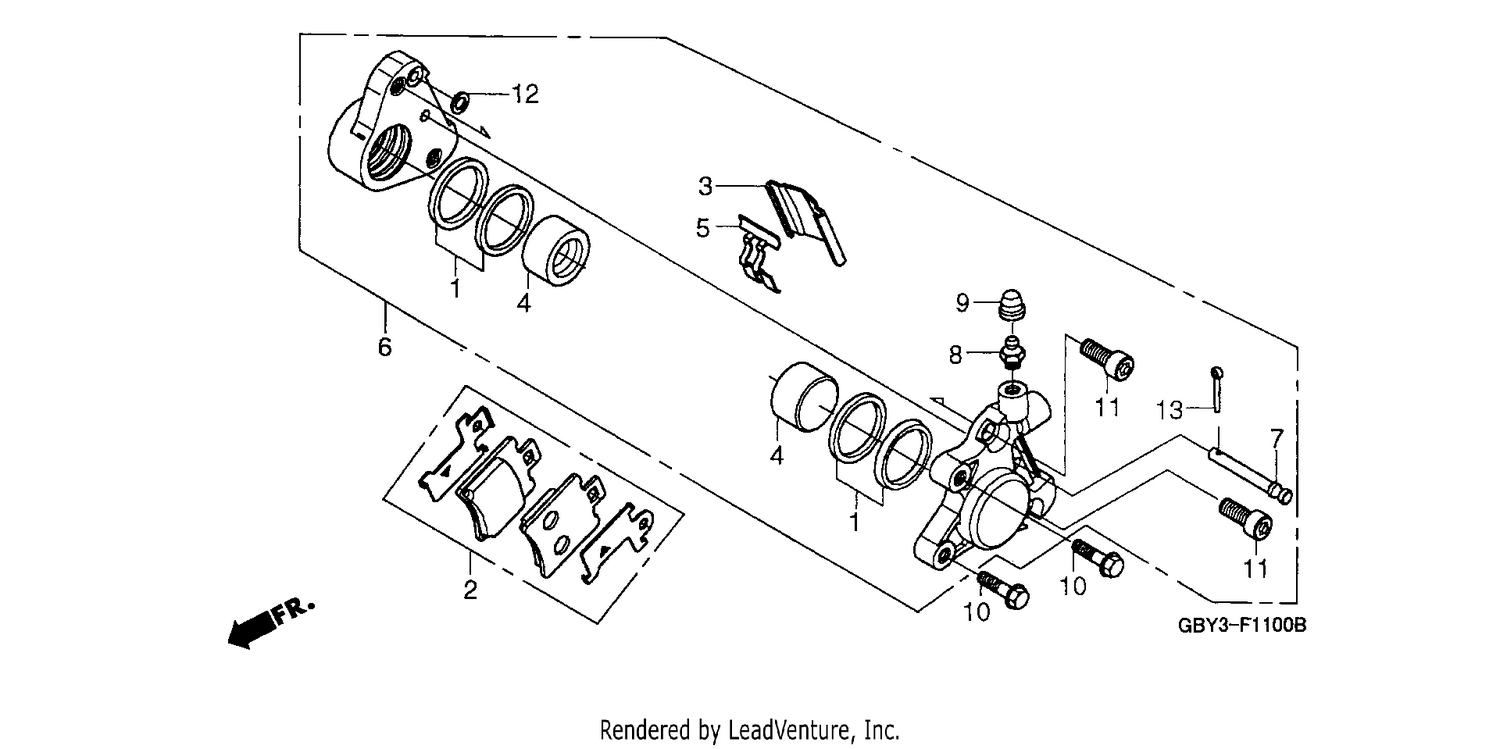 FRONT BRAKE CALIPER