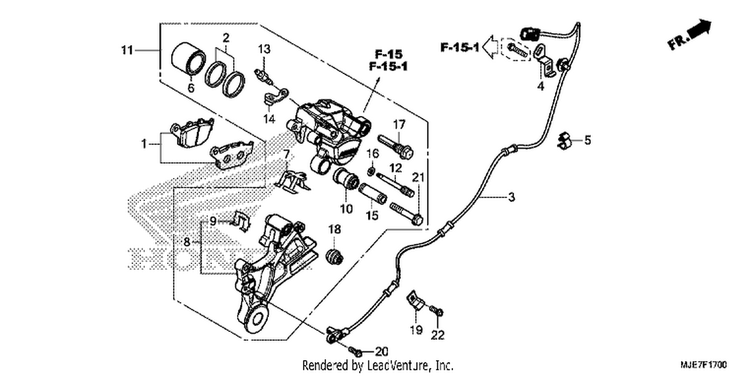  REAR BRAKE CALIPER