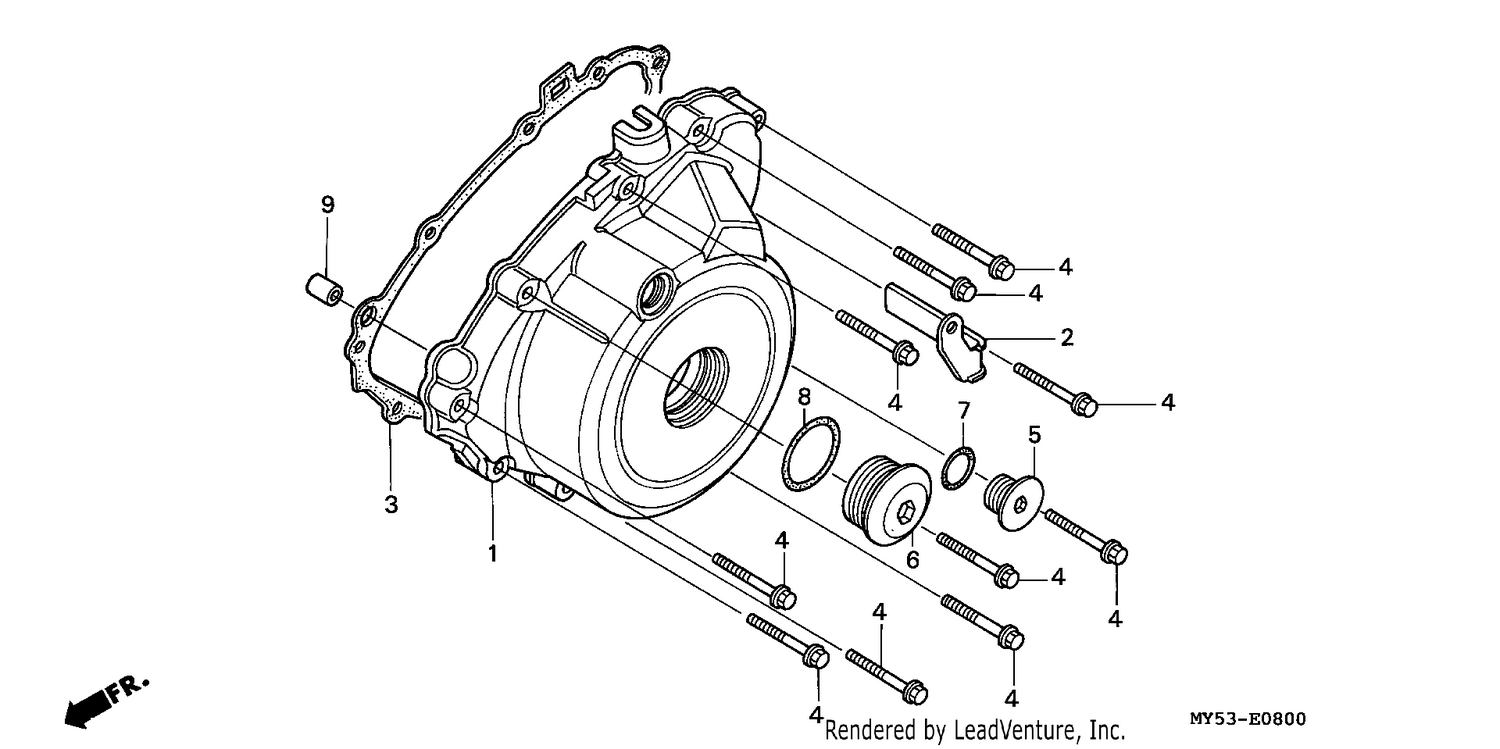 LEFT CRANKCASE COVER