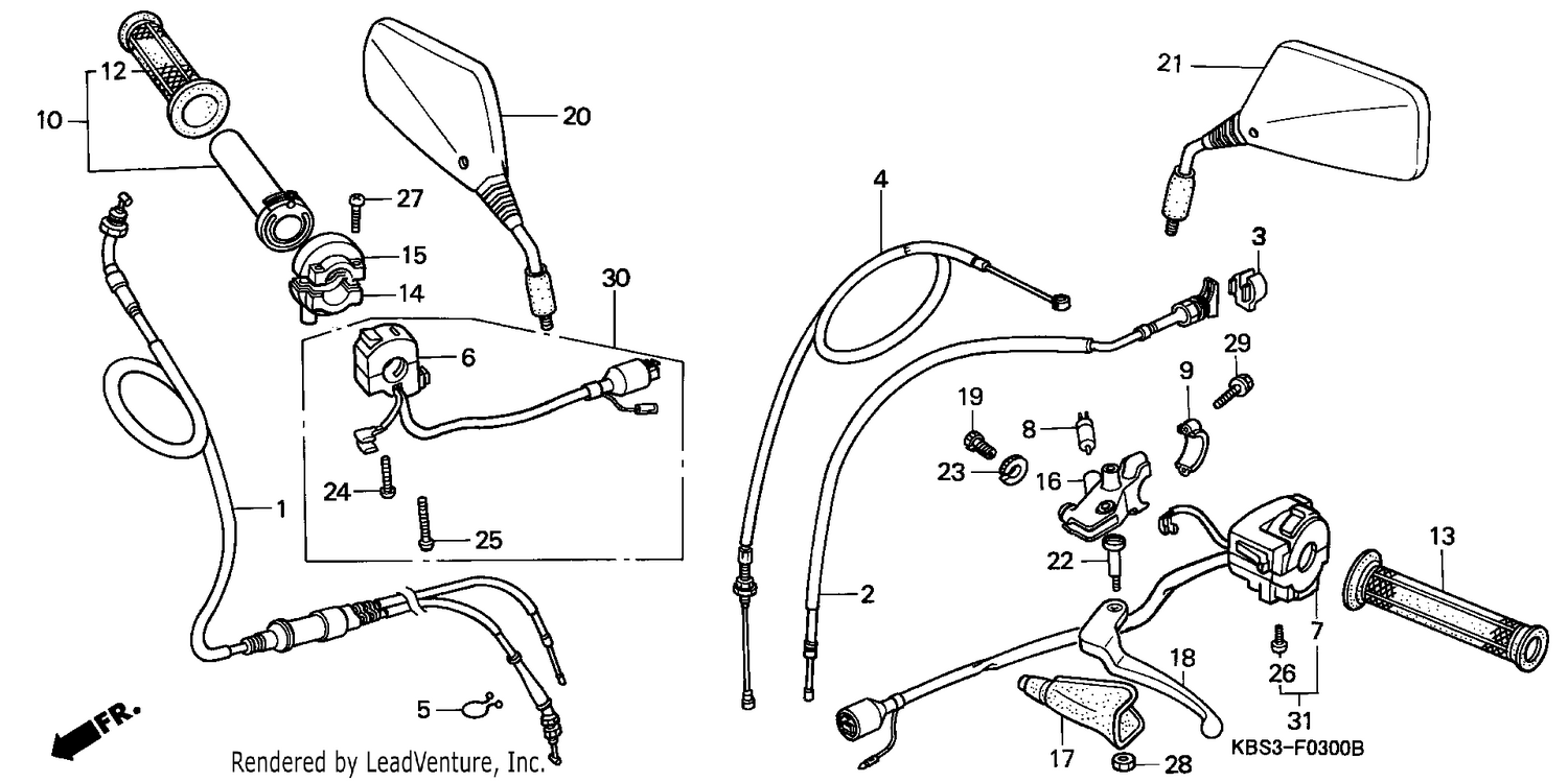 HANDLE LEVER/SWITCH/CABLE
