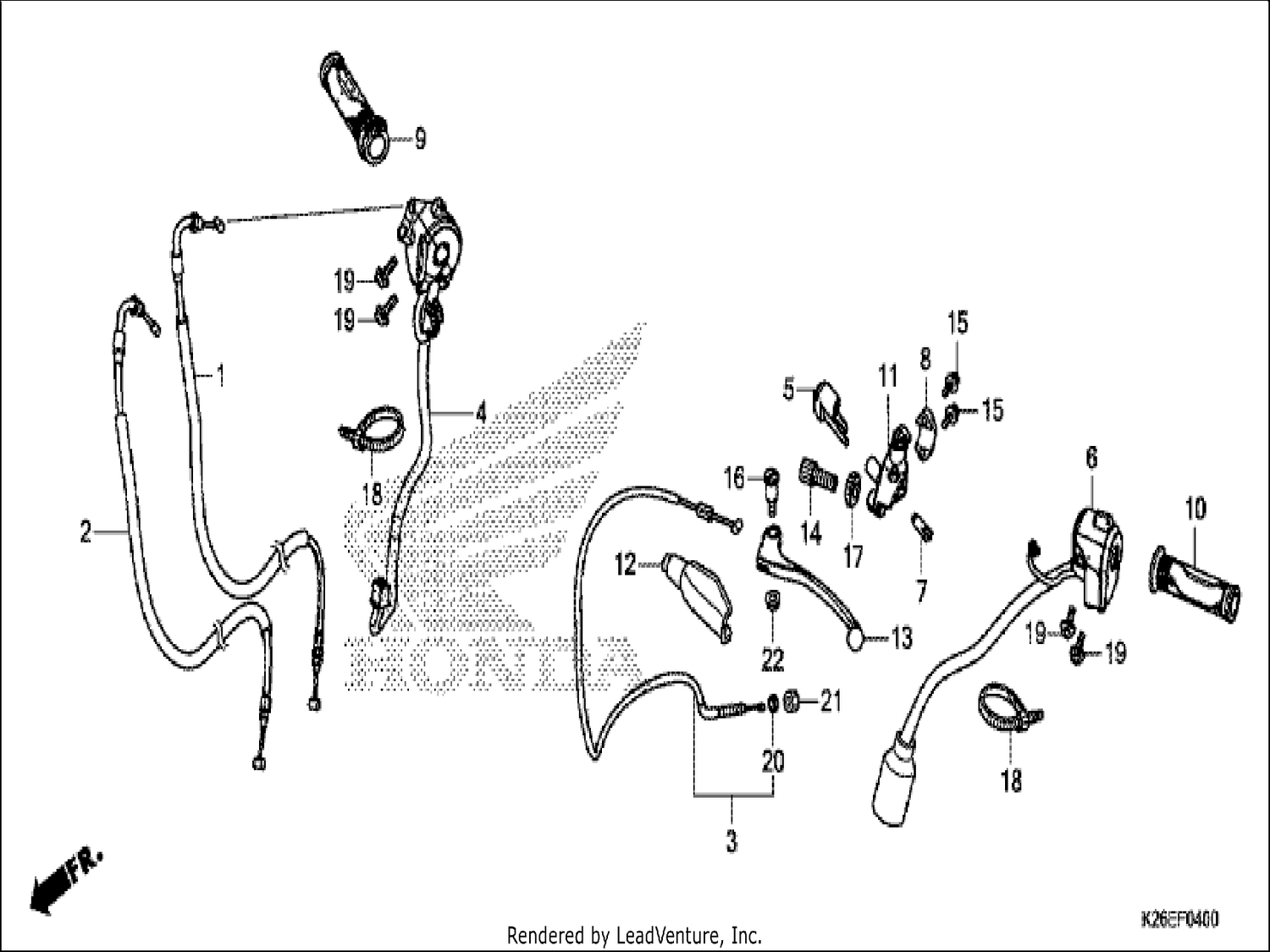  HANDLE LEVER/SWITCH/CABLE
