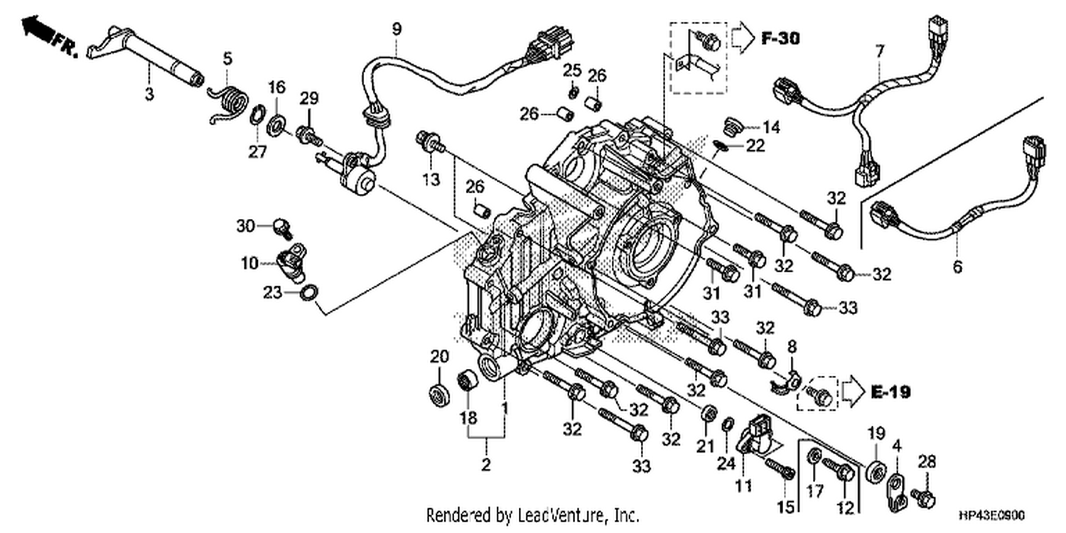  REAR CRANKCASE COVER