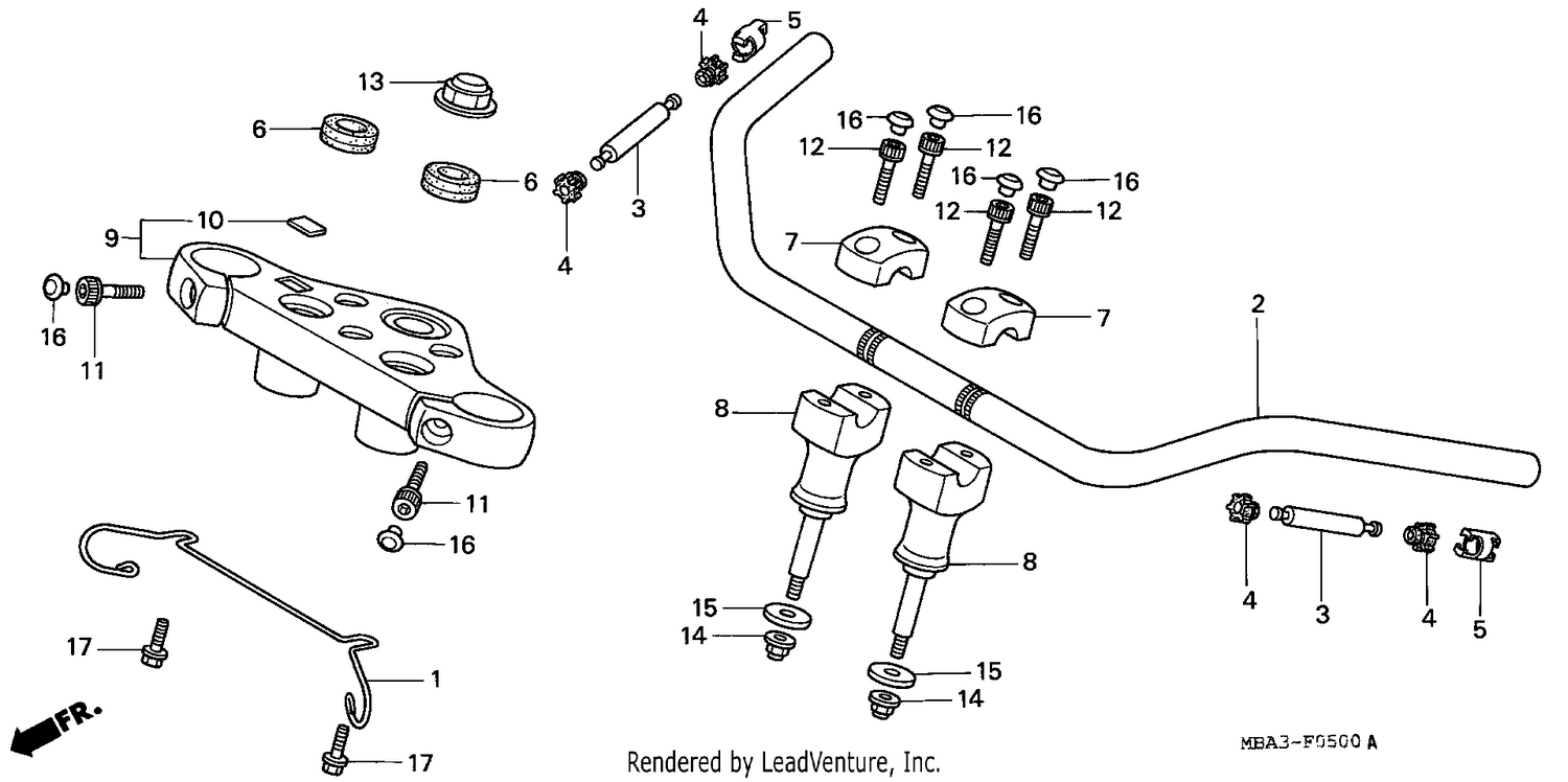 HANDLE PIPE/TOP BRIDGE