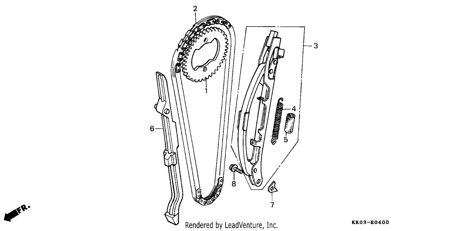 CAM CHAIN/TENSIONER (1)